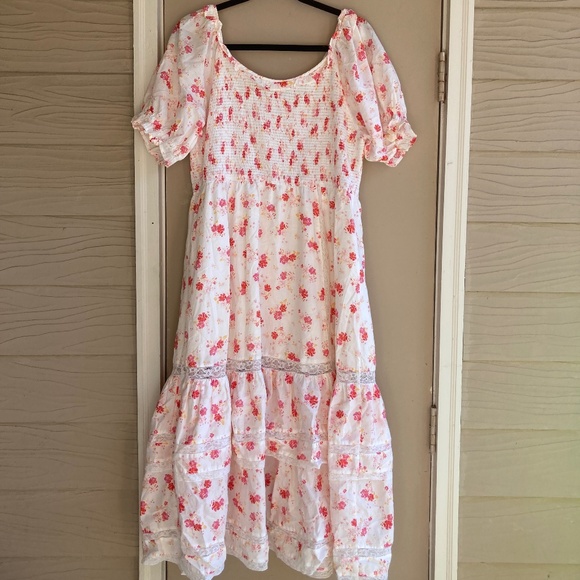 LoveShackFancy Dresses Loveshackfancy X Target Floral Puff Sleeve